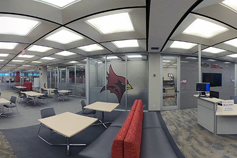 Career Center space in Lavery Library