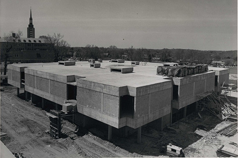 Early developments on the sciences building