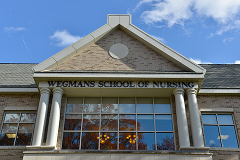 Wegmans School of Nursing main entrance.