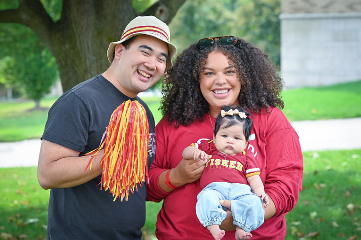 Alumni enjoying the Fisher Family Carnival