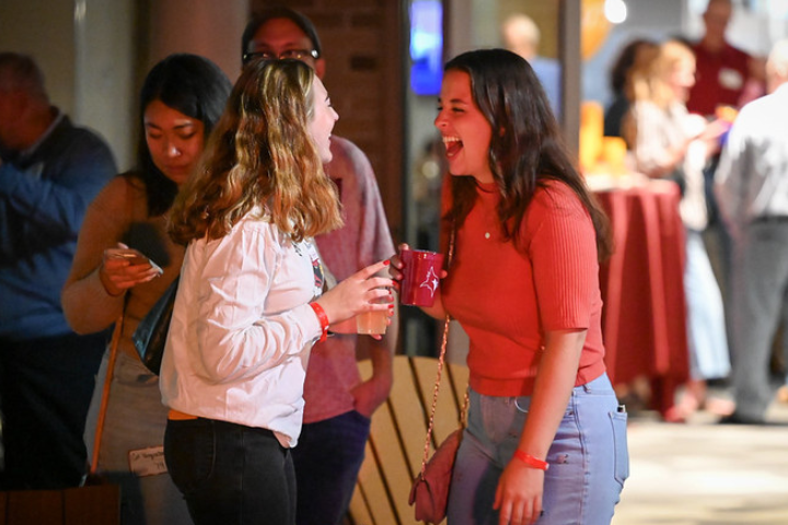 Alumni reuniting at their 10th reunion celebration