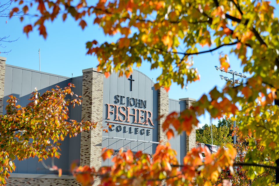 A building at St. John Fisher College