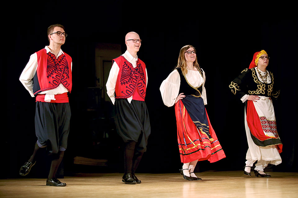 Dancers perform during the Day of Celebration.