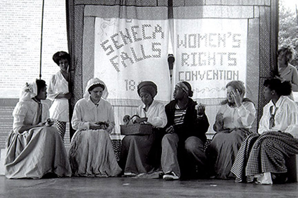 An photograph from the Seneca Falls Women's Rights Convention.