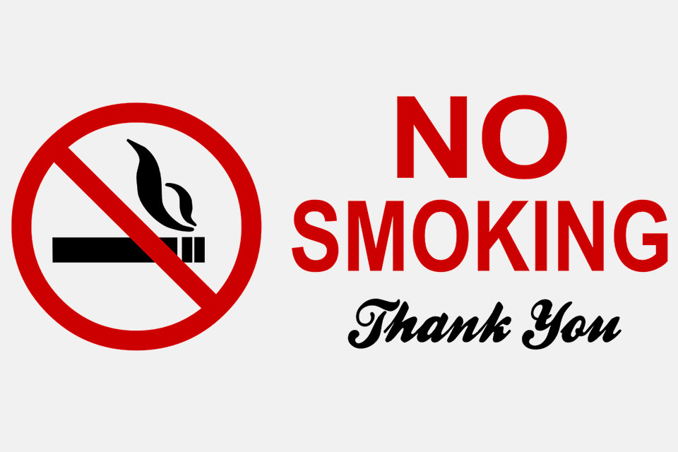 No Smoking sign