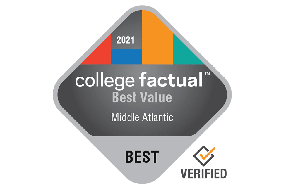 Badge: 2021 College Factual Best Value - Middle Atlantic