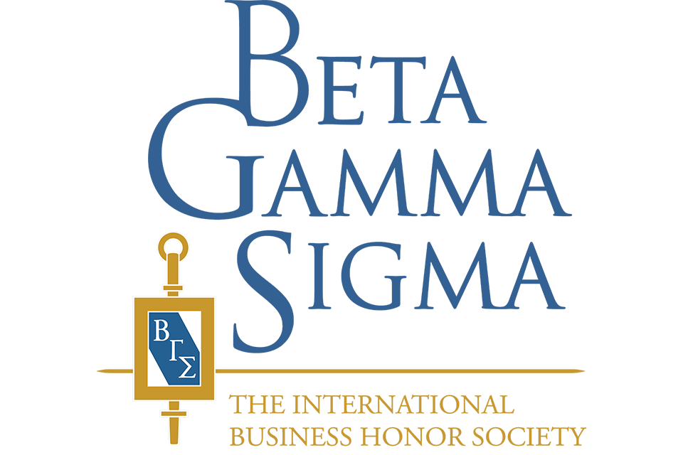 Logo: Beta Gamma Sigma, the international business honor society 