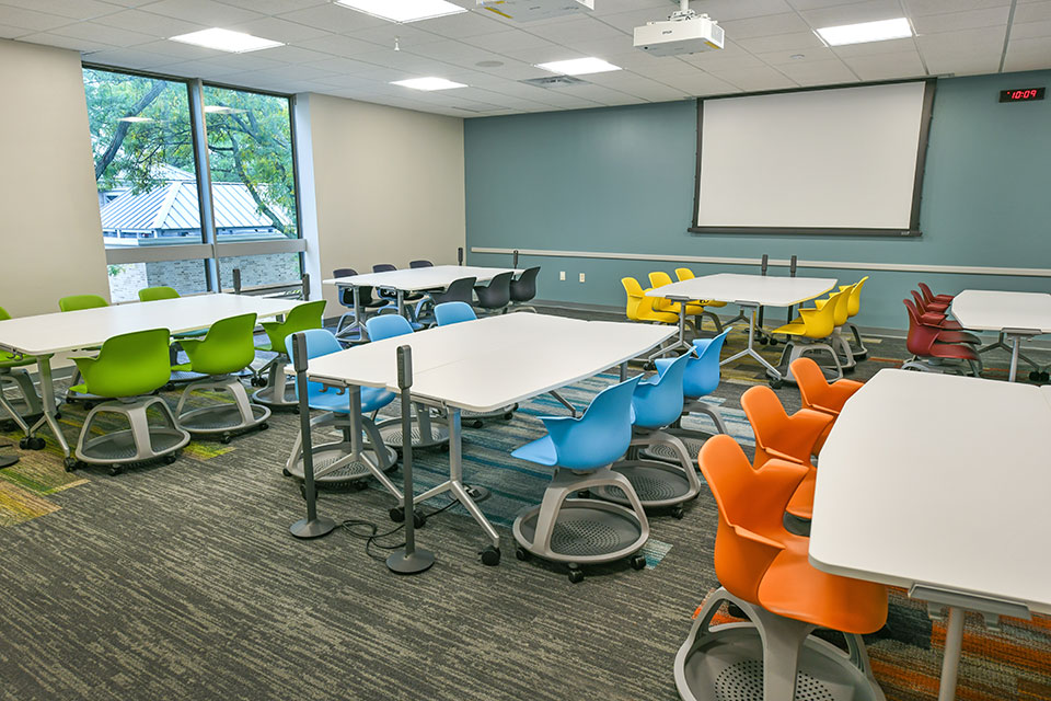 A newly designed classroom.