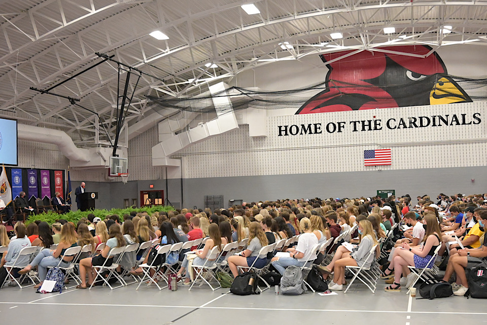 The newest Cardinals gathered at the Matriculation Ceremony, the official start of their academic careers at the College.