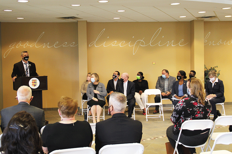 Dr. Rob Rice discusses a new $1.8 million grant that will provide significant funding to train underrepresented students in the Mental Health Counseling and Psychiatric Mental Health Nurse Practitioner master’s degree programs to serve and care for the communities in which they reside.