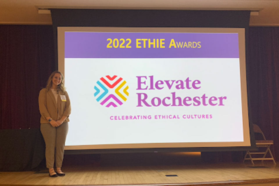 Elevate Rochester Scholarship Winner Madeline Woods ’23