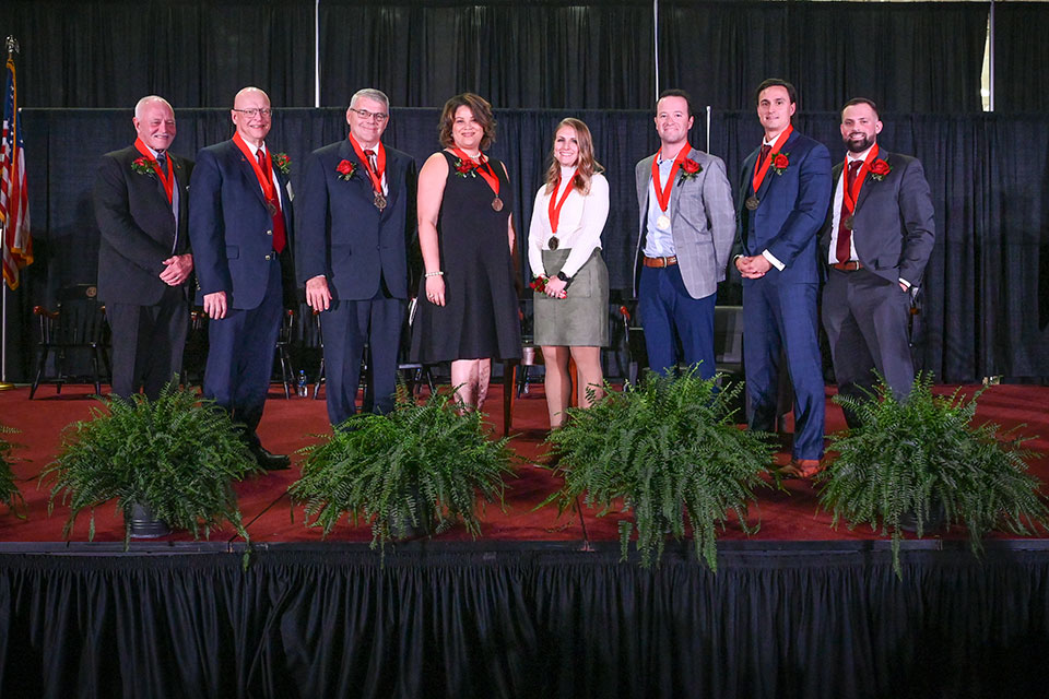 The 2022 class of the Athletics Hall of Fame.