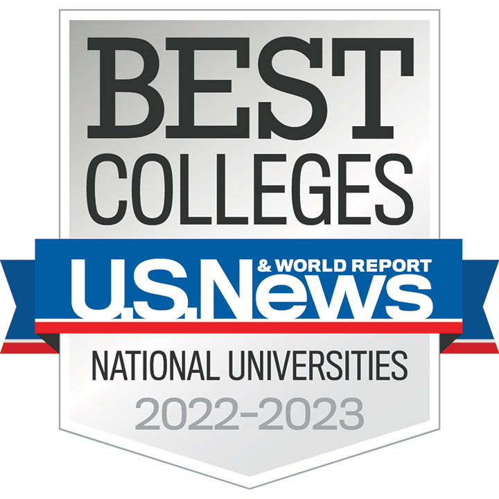 Seal: US News and World Report 2022-2023 Best Colleges - National Universities