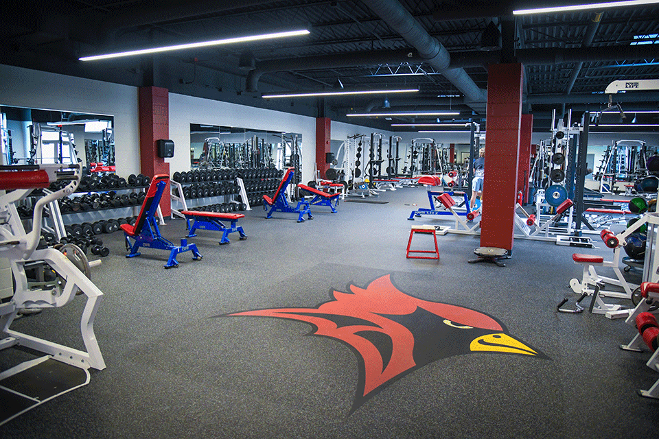 The Boyce Family Varsity Weightroom.