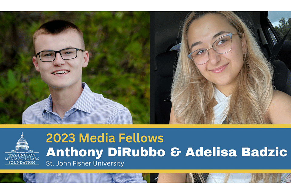 Tony DiRubbo ’24 and Adelisa Badzic ’23