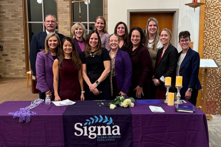 The Sigma chapter leadership.