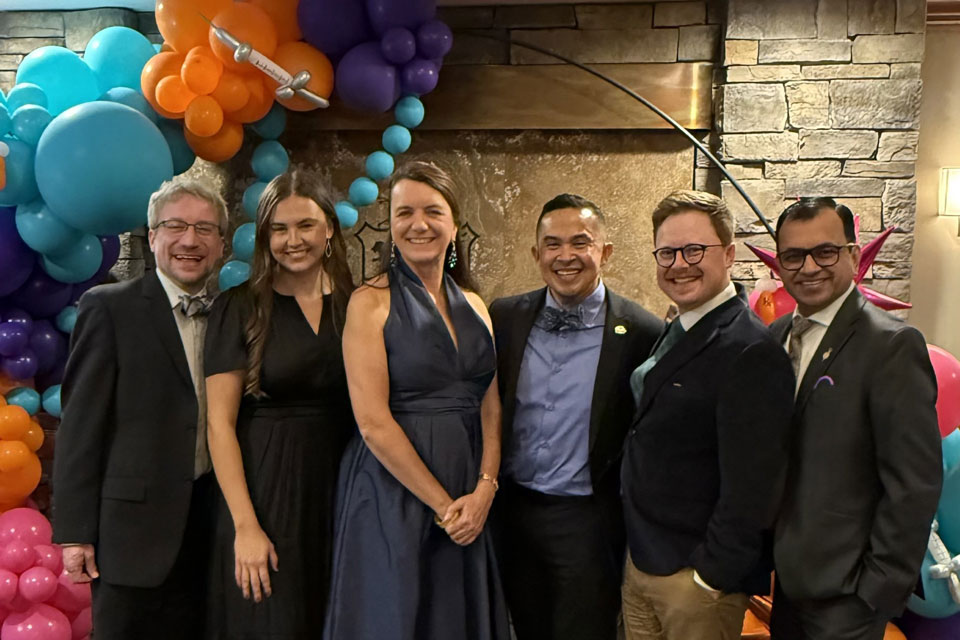 Members of the Wegmans School of Pharmacy at the annual PSSNY gala.