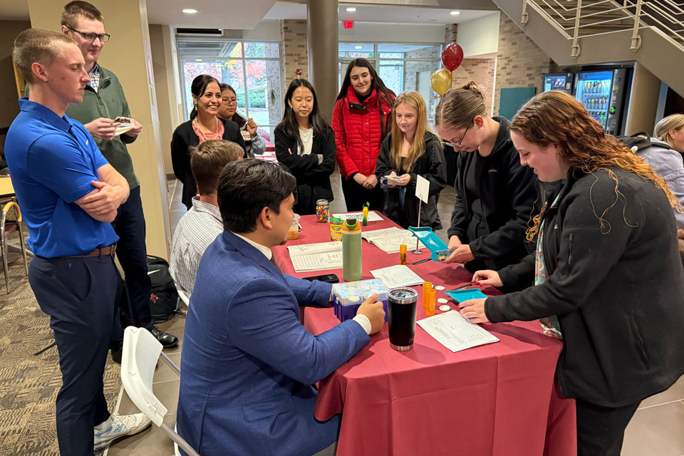 Students at the Pharmacy Week Celebration.