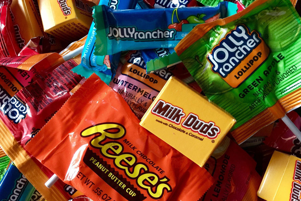 A pile of candy.