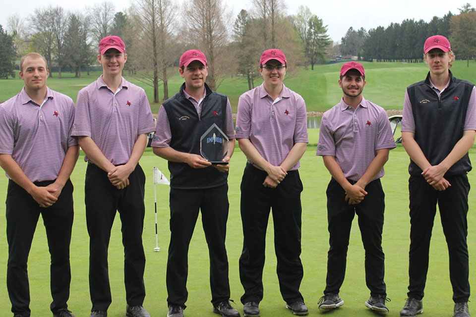 For the ninth consecutive season, the St. John Fisher College men's golf team stands atop the Empire 8.