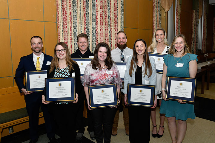 Several awards recognized student success at the graduate level.