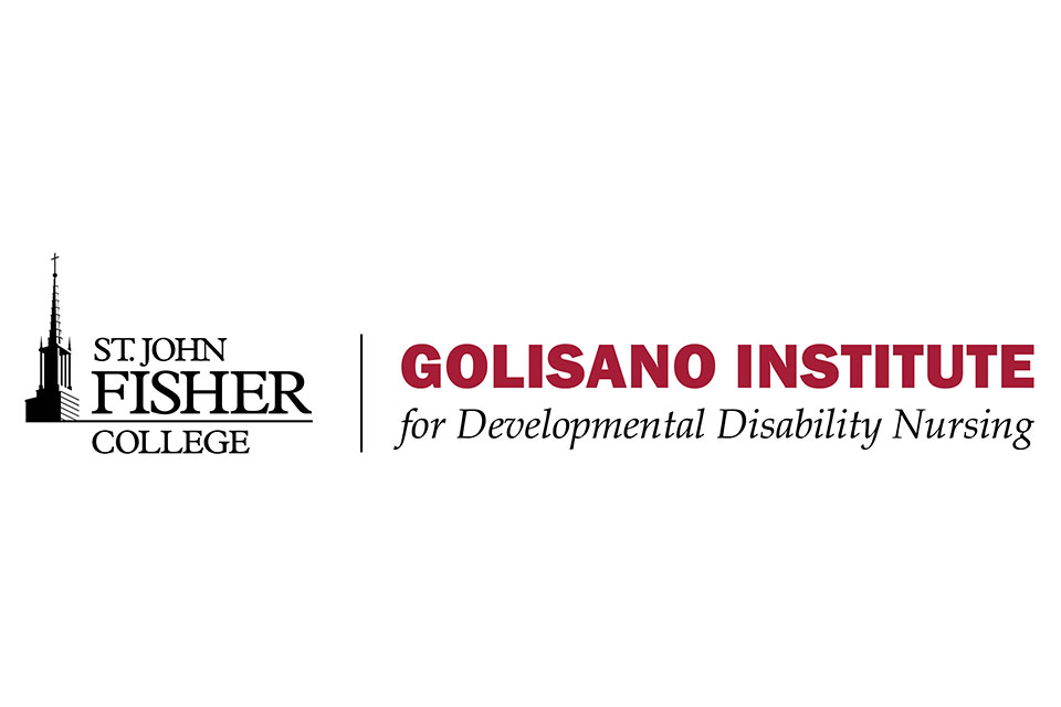 Officials from the Golisano Institute for Developmental Disability Nursing at St. John Fisher College 