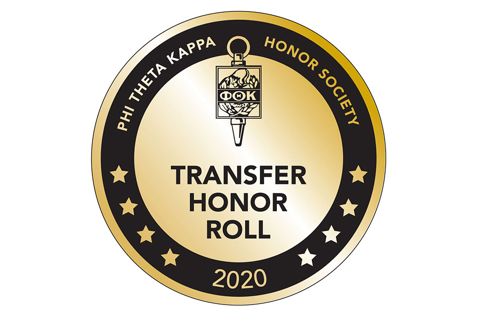 2020 Transfer Honor Roll Badge