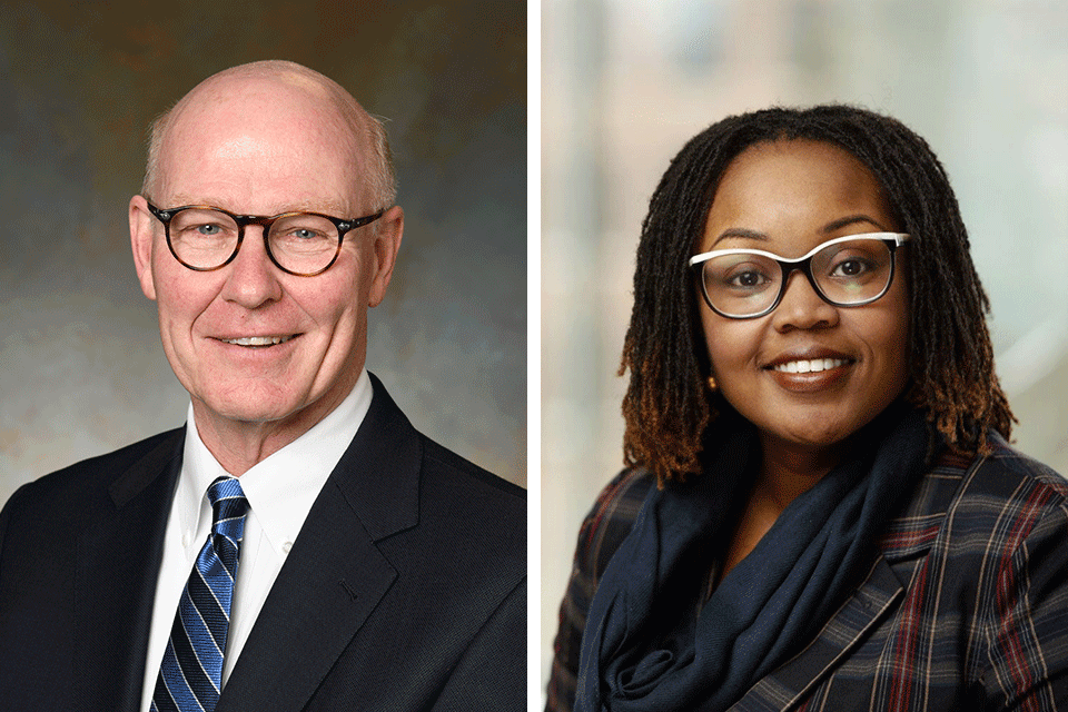 President Rooney and Dr. Yvette Conyers