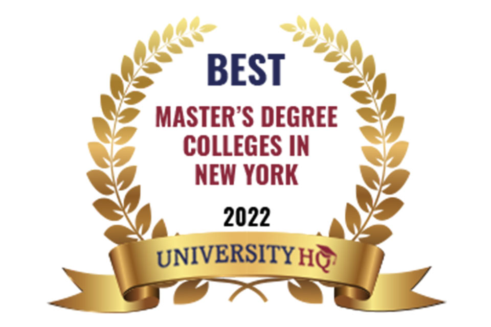 Seal: Best Masters Degree in New York 2022