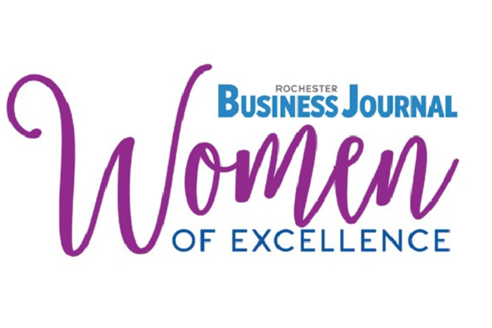 Logo: Rochester Business Journal Women of Excellence Awards