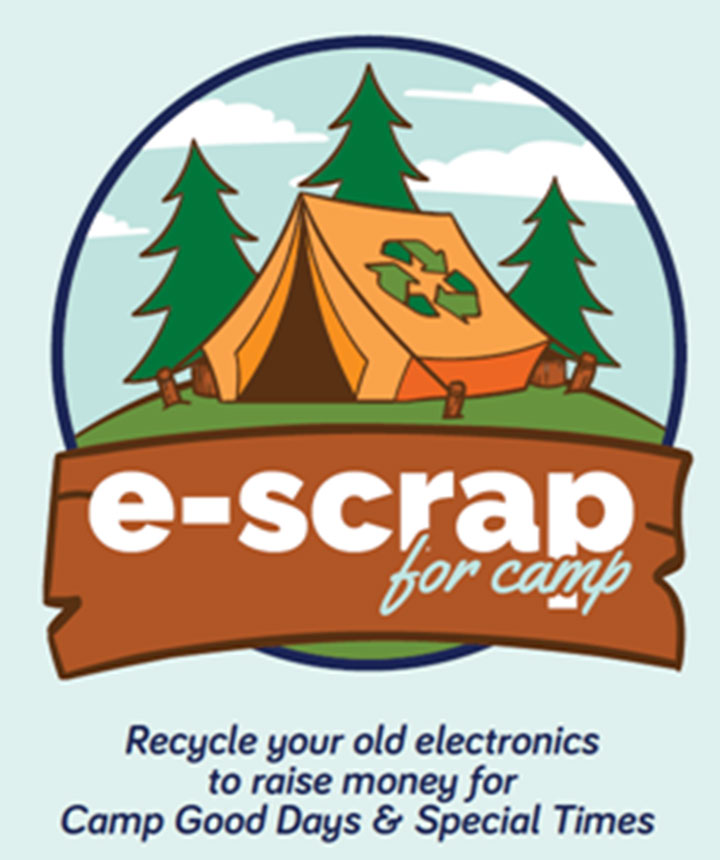 Logo: e-scrap for camp