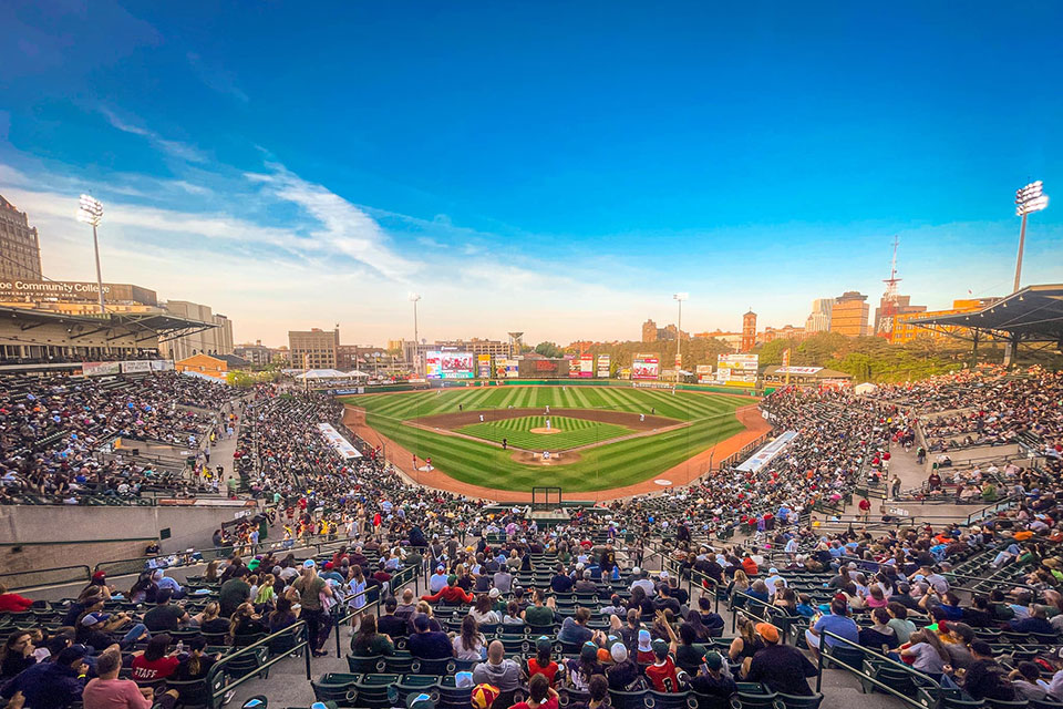 Red Wings at Innovation Field. (Photo credit: Rochester Red Wings)