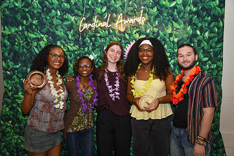 Awardees at the 2026 Cardinal Awards.