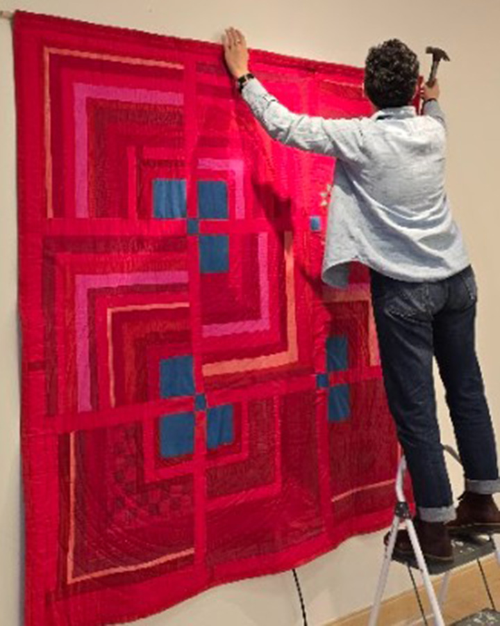 A community quilt by Paloma Barhaugh-Bordas.