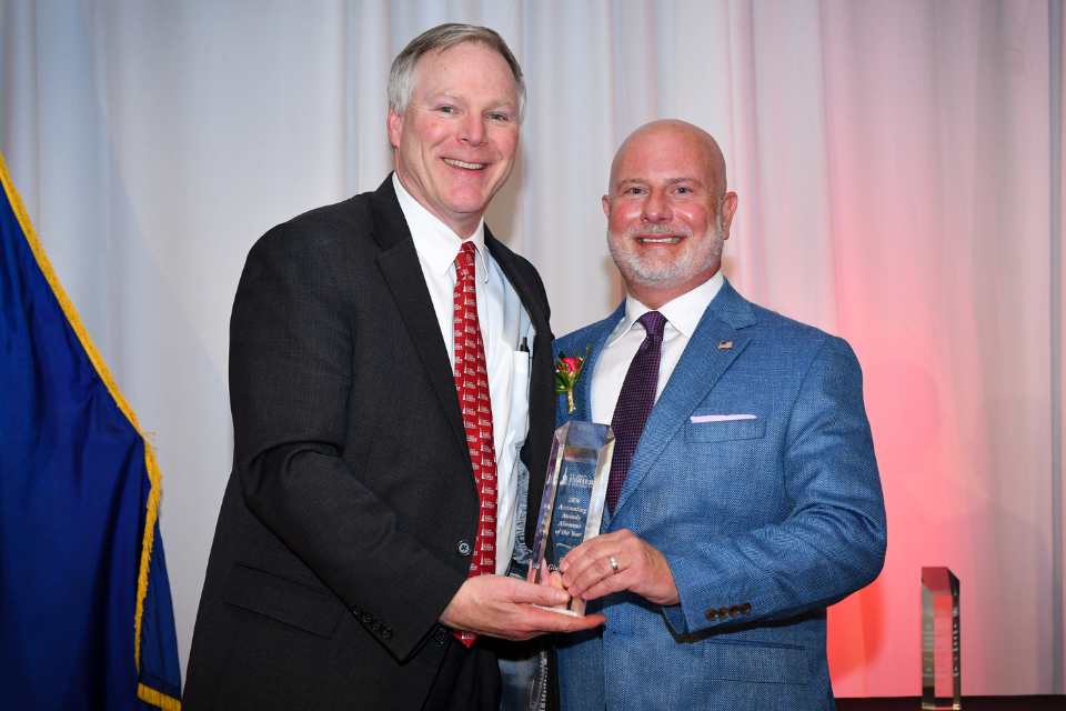Dr. Dan Connolly and P.J. Guisto ’89