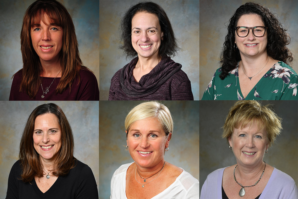 Dr. Lori Dambaugh, Dr. Natalie Masco Dixon, Dr. Tara Sacco, Dr. Alison Simpson, Dr. Pam Mapstone, and Dr. Kylene Abraham.