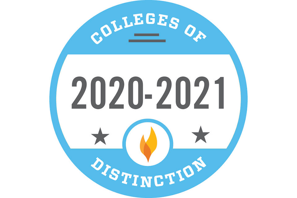 Logo: 2020-2021 Colleges of Distinction