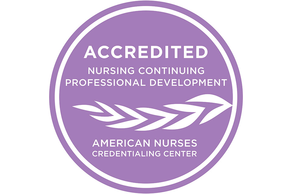 Badge: Accredited Nursing Contuining Professional Development - American Nurses Credentialing Center