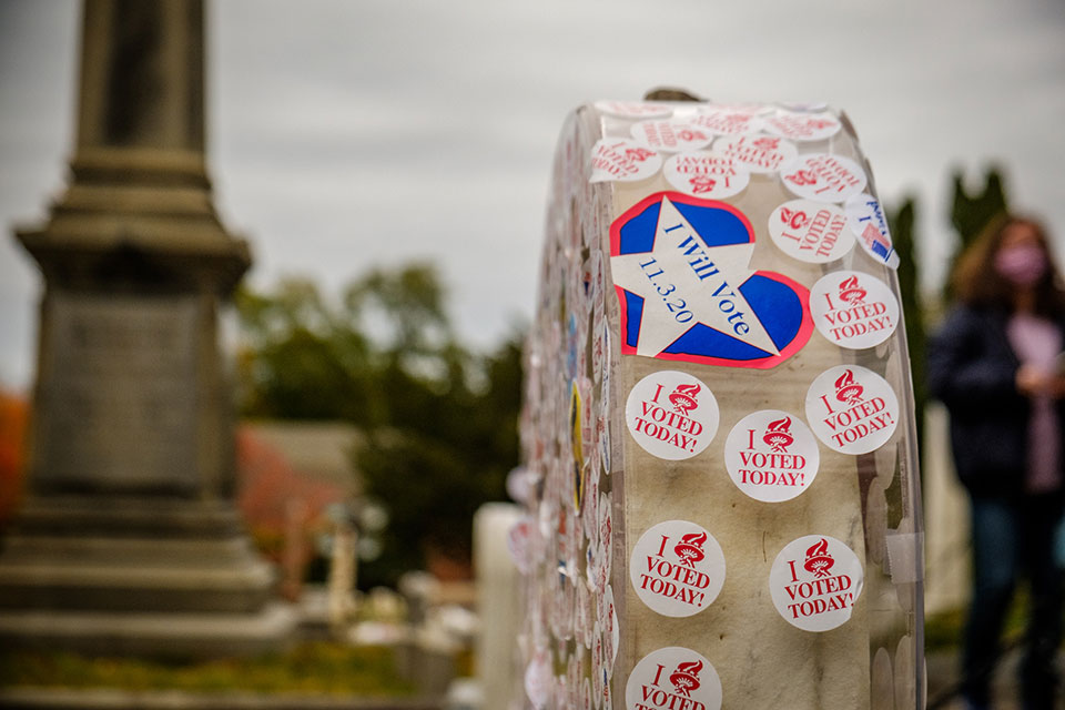 Susan B. Anthony's grave is the subject of a documentary.