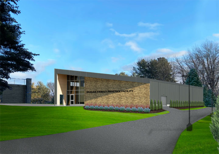 A rendering of the new Dugan Family Practice Facility.