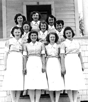 Cadet Nursing Students at Alfred University, 1943