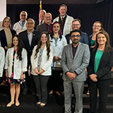 A group of pharmacists advocating for the pharmacy profession on Advocacy Day.