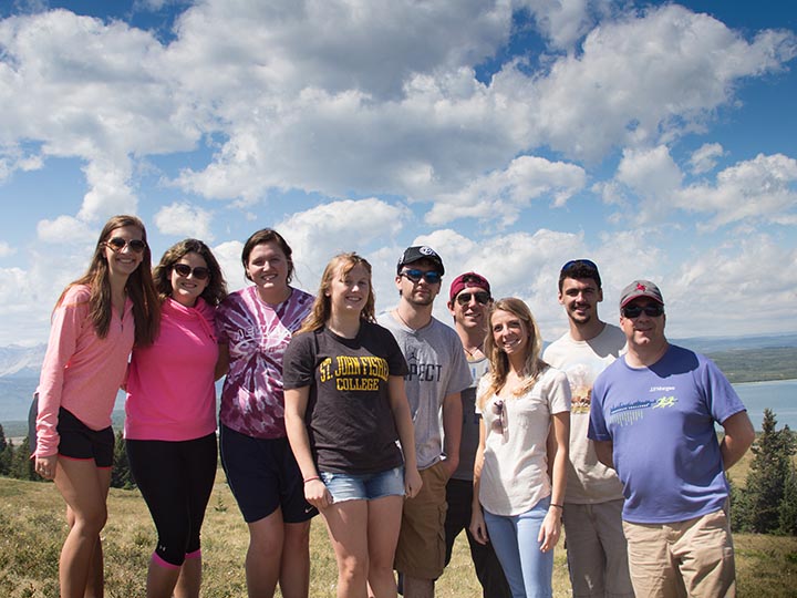 Dr. DelMonte with Global Volunteers on the Blackfeet Reservation in Montana picture