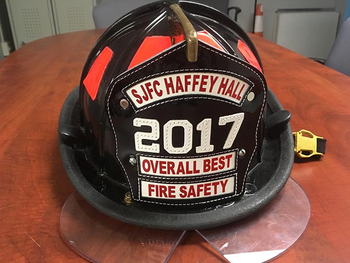2017 Fire Safety Helmet Award - Haffey Hall