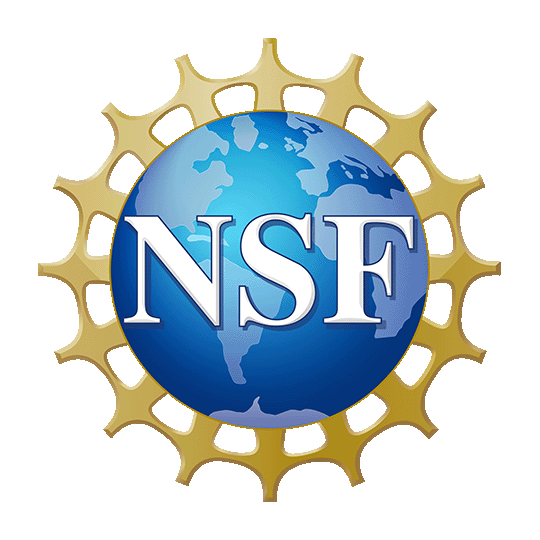 National Science Foundation logo with letter NSF.