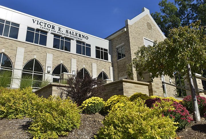 Exterior view of the Salerno Center.