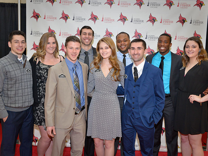 Student leaders gather at the annual Cardinal Awards Ceremony.