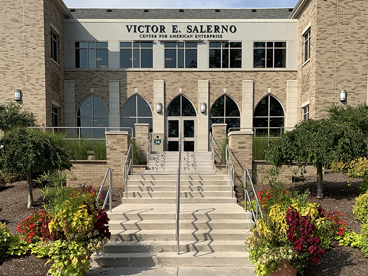 Opened in 2013, the Victor E. Salerno Center for American Enterprise is home to Fisher’s School of Business.