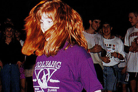 1995 student dancing at the Teddi Dance