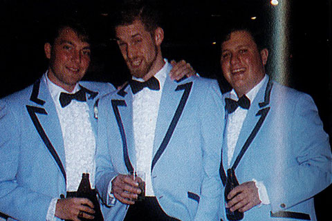 1995 students in matching tuxedos
